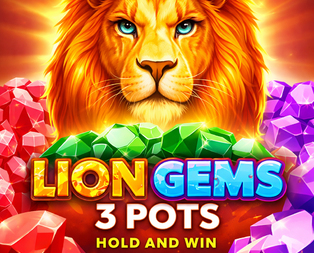Lion Gems 3 Pots: Hold and Win