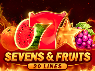 Sevens & Fruits: 20 lines