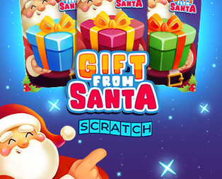 Gift From Santa Blue